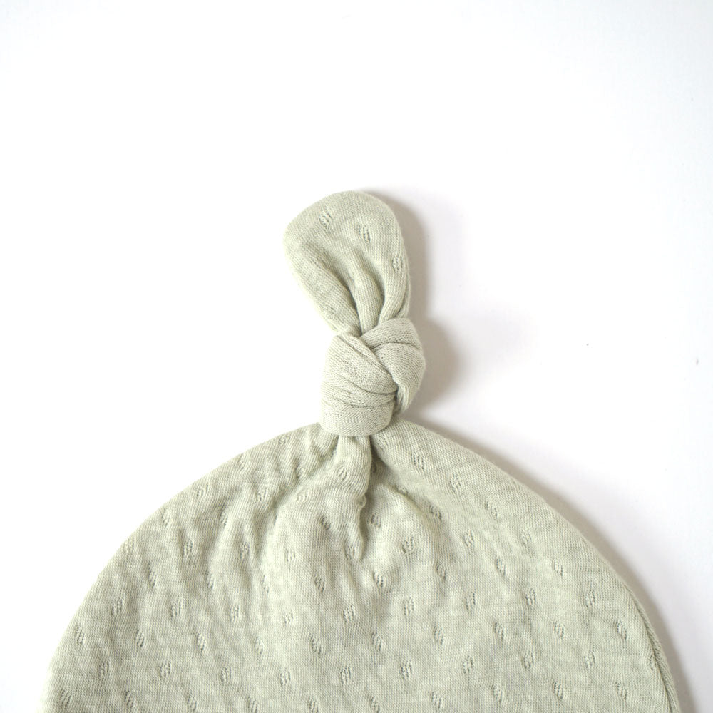 guri(ぐり）　2wayドレス＆ベビー帽2点セット　グリーン　50cm-70cm
