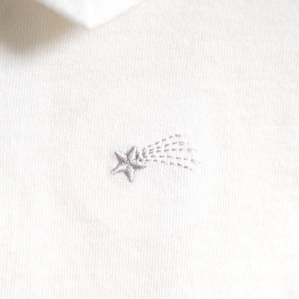 star刺繍 プルオーバー ホワイト 80cm・90cm・100cm