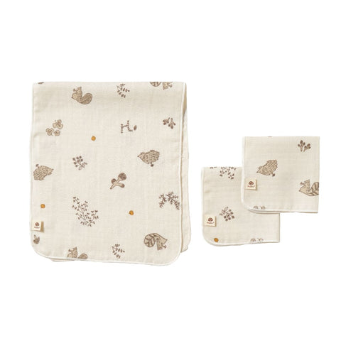 minori 沐浴ガーゼ ハンカチセット