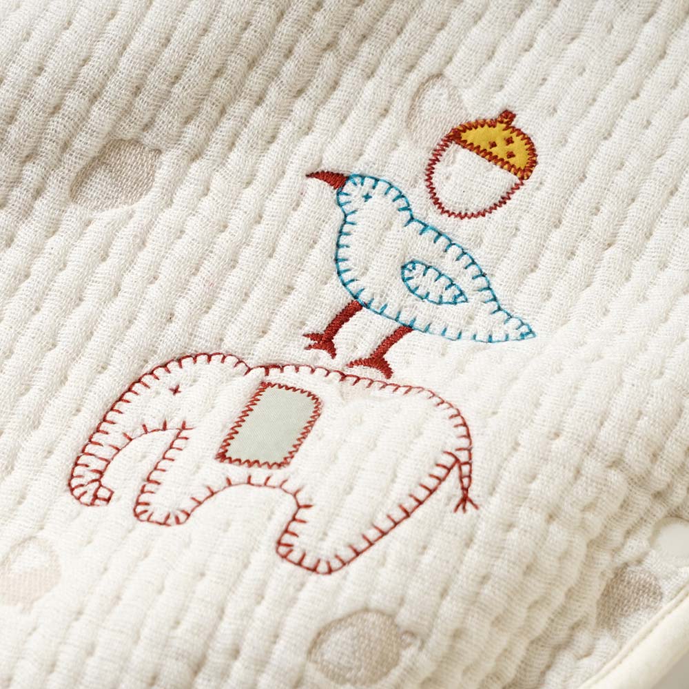 guri(ぐり) スリーパー・ケット ギフトセット / 出産祝い　名入れ刺繍可