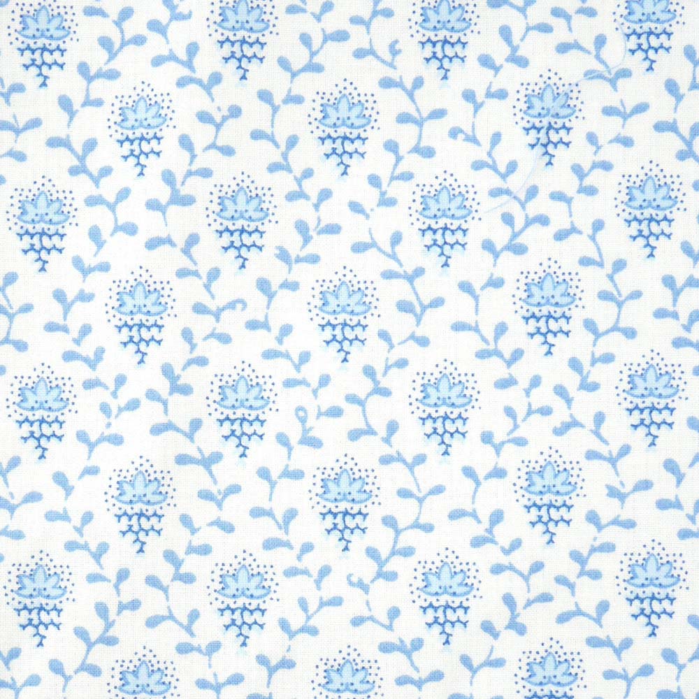 掛け布団カバー（通常サイズ）　ブルー　プティット・フルール・デ・シャン　