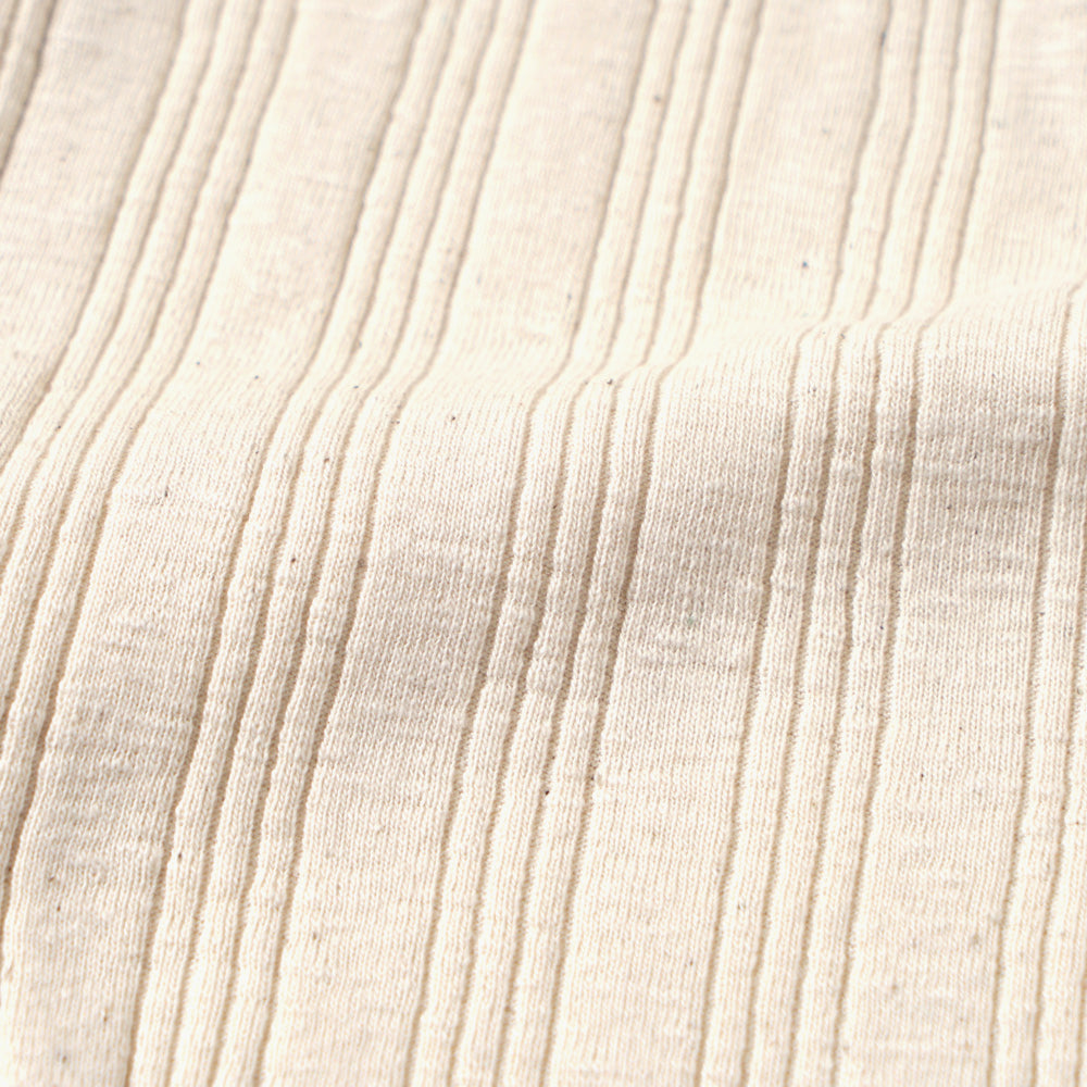 刺繍襟 リブロンパース　アイボリー　70cm / ベビー服
