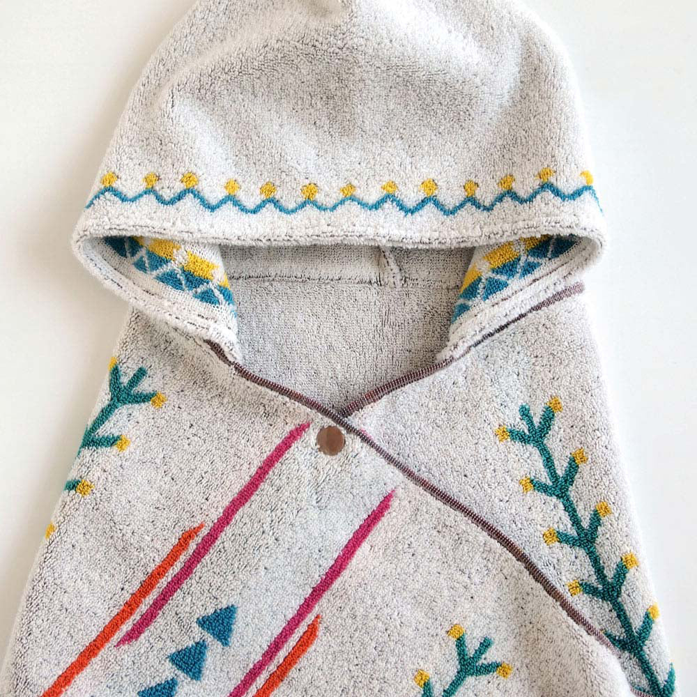 ベビーからキッズまで使えるバスポンチョ