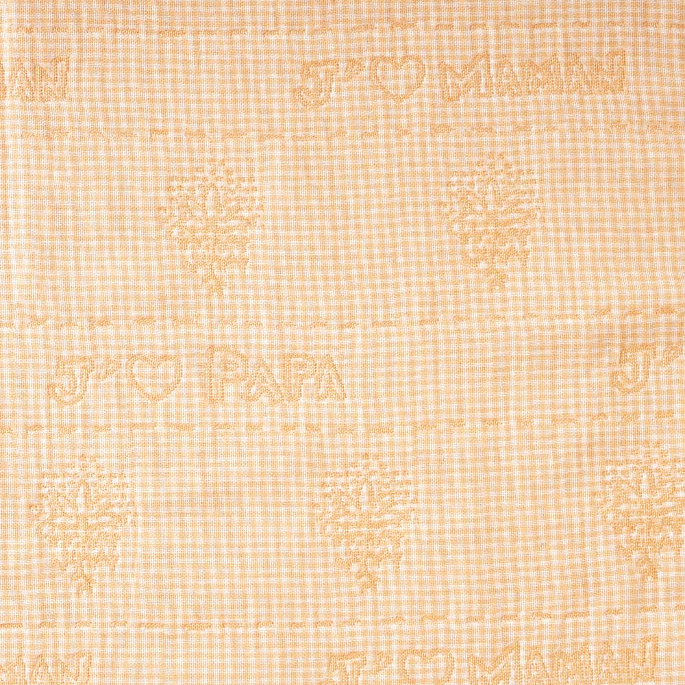 モン・ベベ・シェリ　4重ガーゼ　コットカバーS（60×100cm）　オレンジソルベ