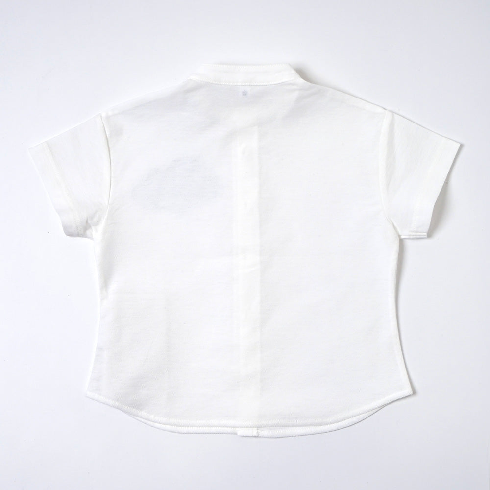 雲ポケットシャツ　ホワイト 80cm・90cm・100cm・110cm